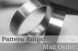 Pattern Wedding Rings Order