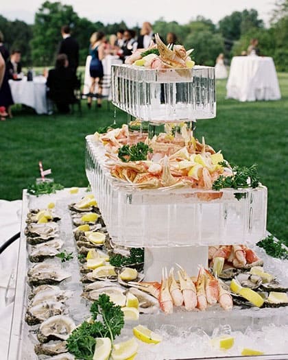 Catering Buffet Food Drinks - Professional Wedding Preparation